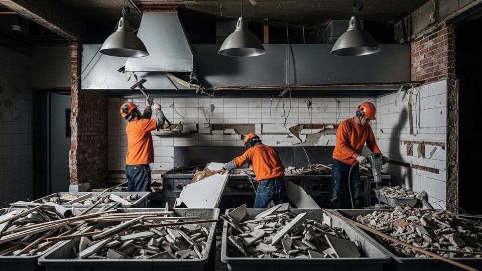 인테리어 부분 철거